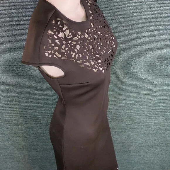 Clover Canyon Neoprene Laser Cut Out Midi-Dress - Picture 12 of 16